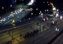 Сукоб навијача и полиције, хулигани приведени